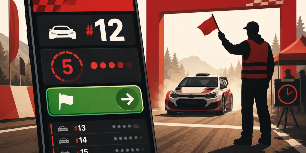Welcome to the Rally Start Timer website