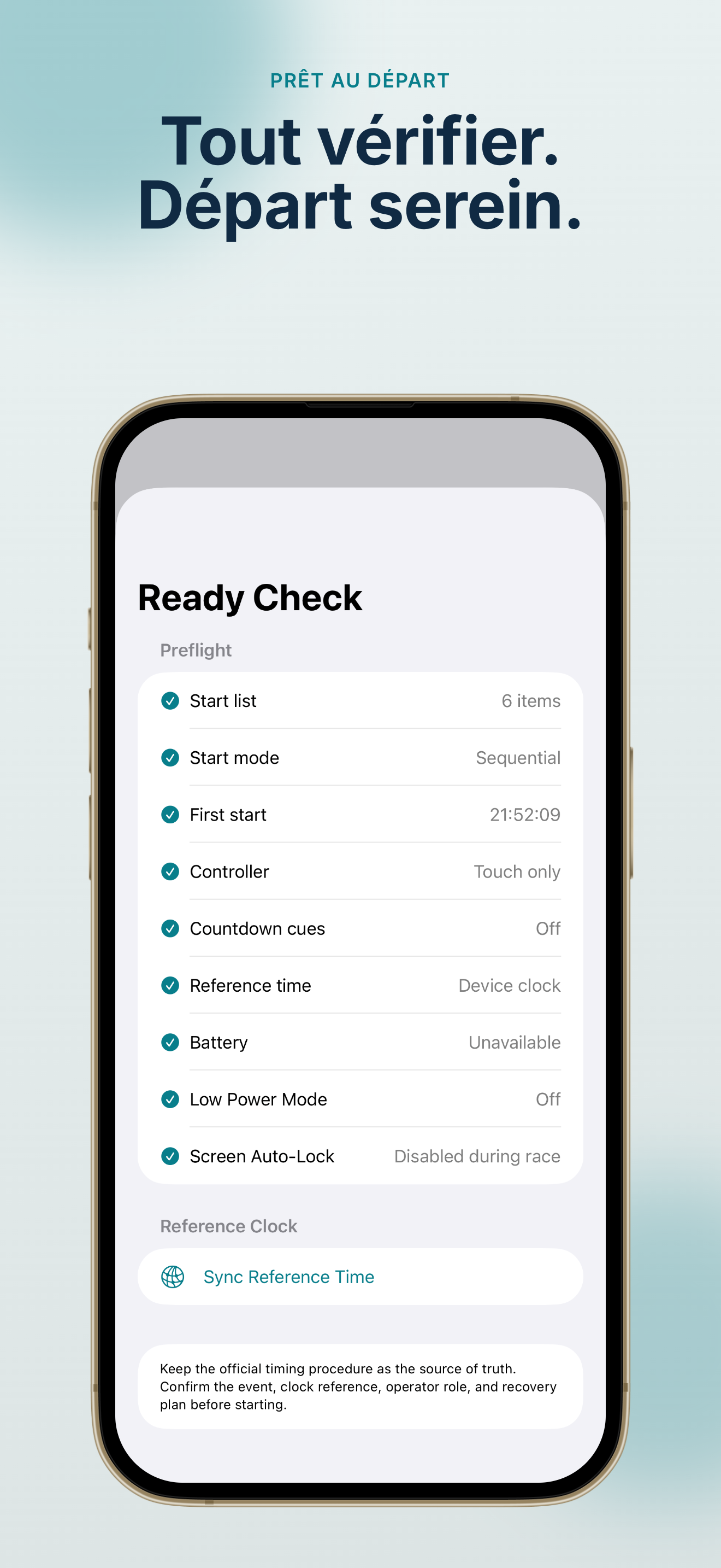 Rally Start Timer app screenshot 4