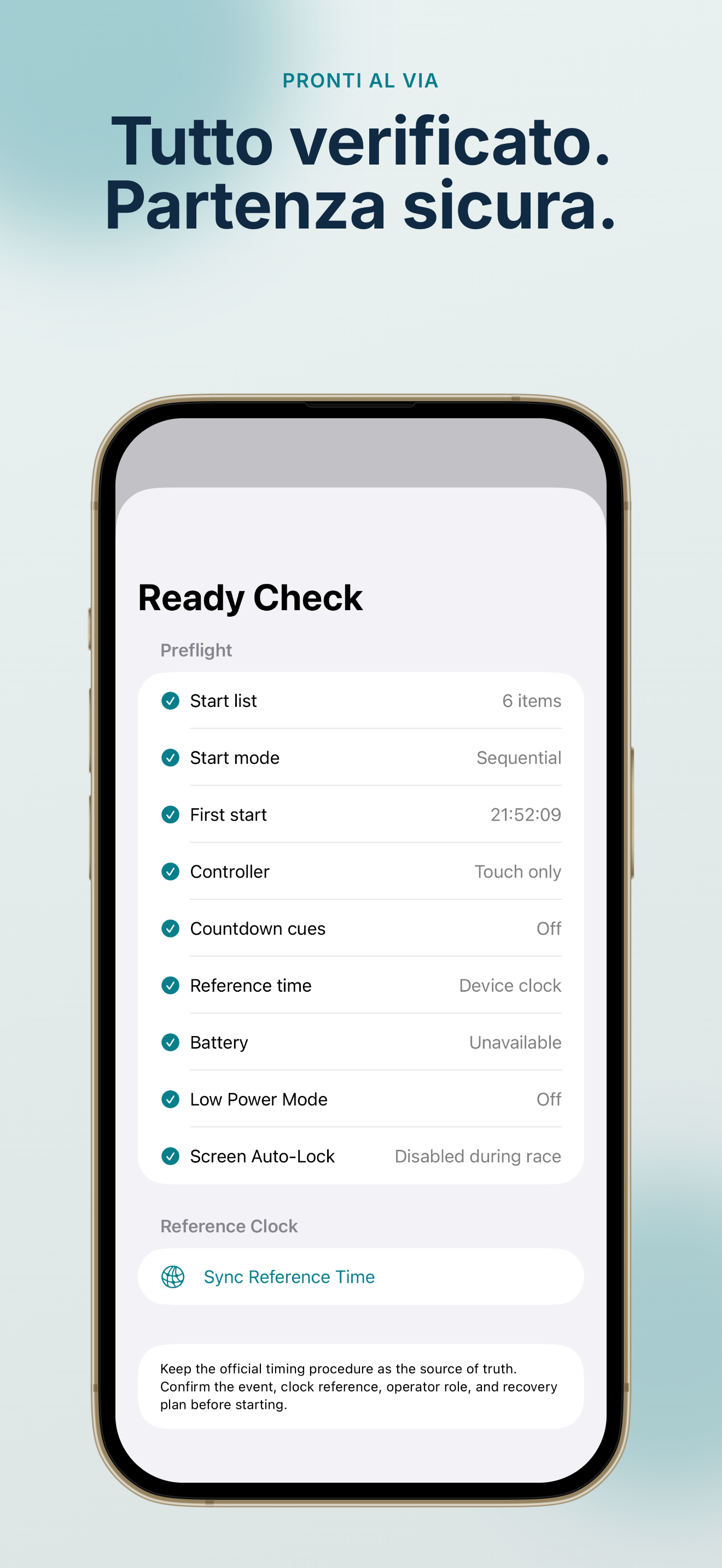 Rally Start Timer app screenshot 4