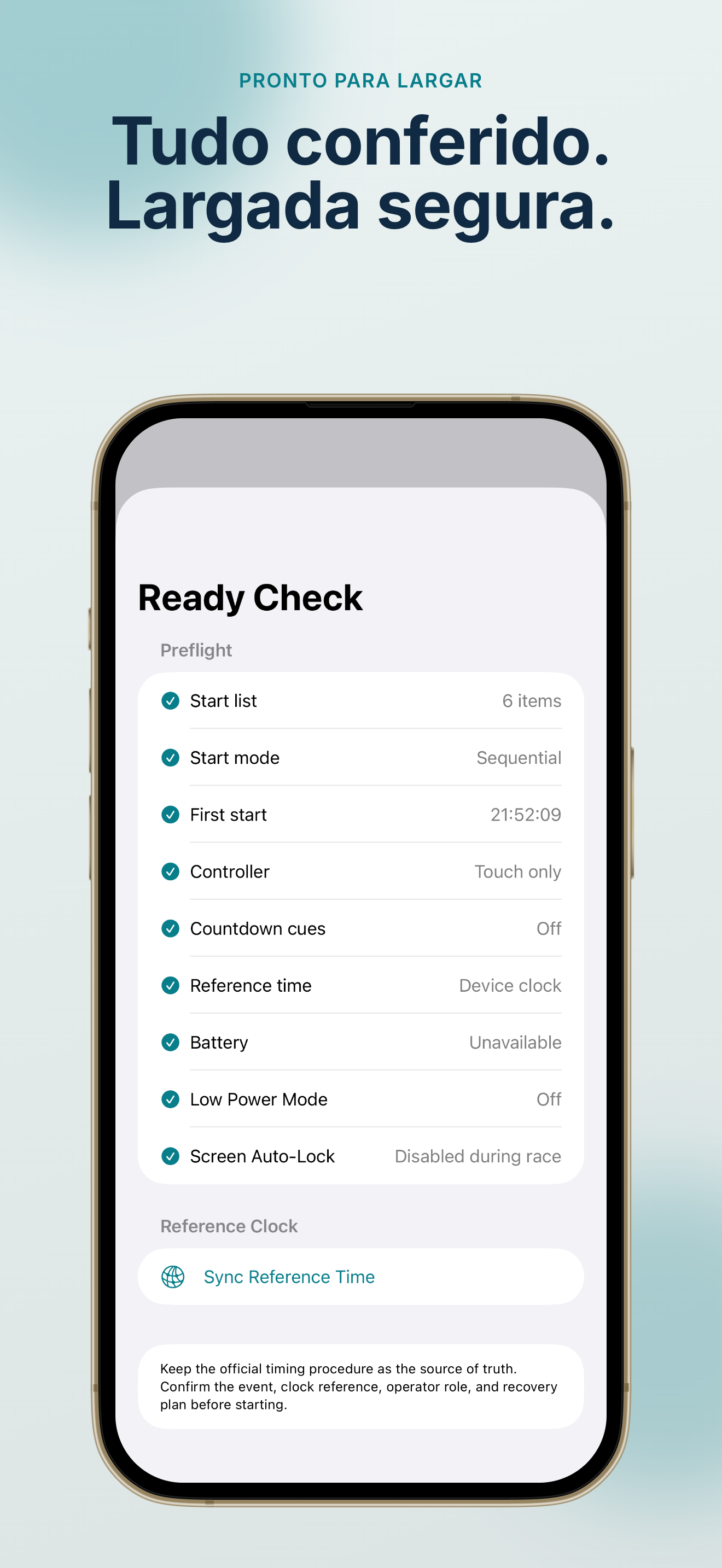 Rally Start Timer app screenshot 4